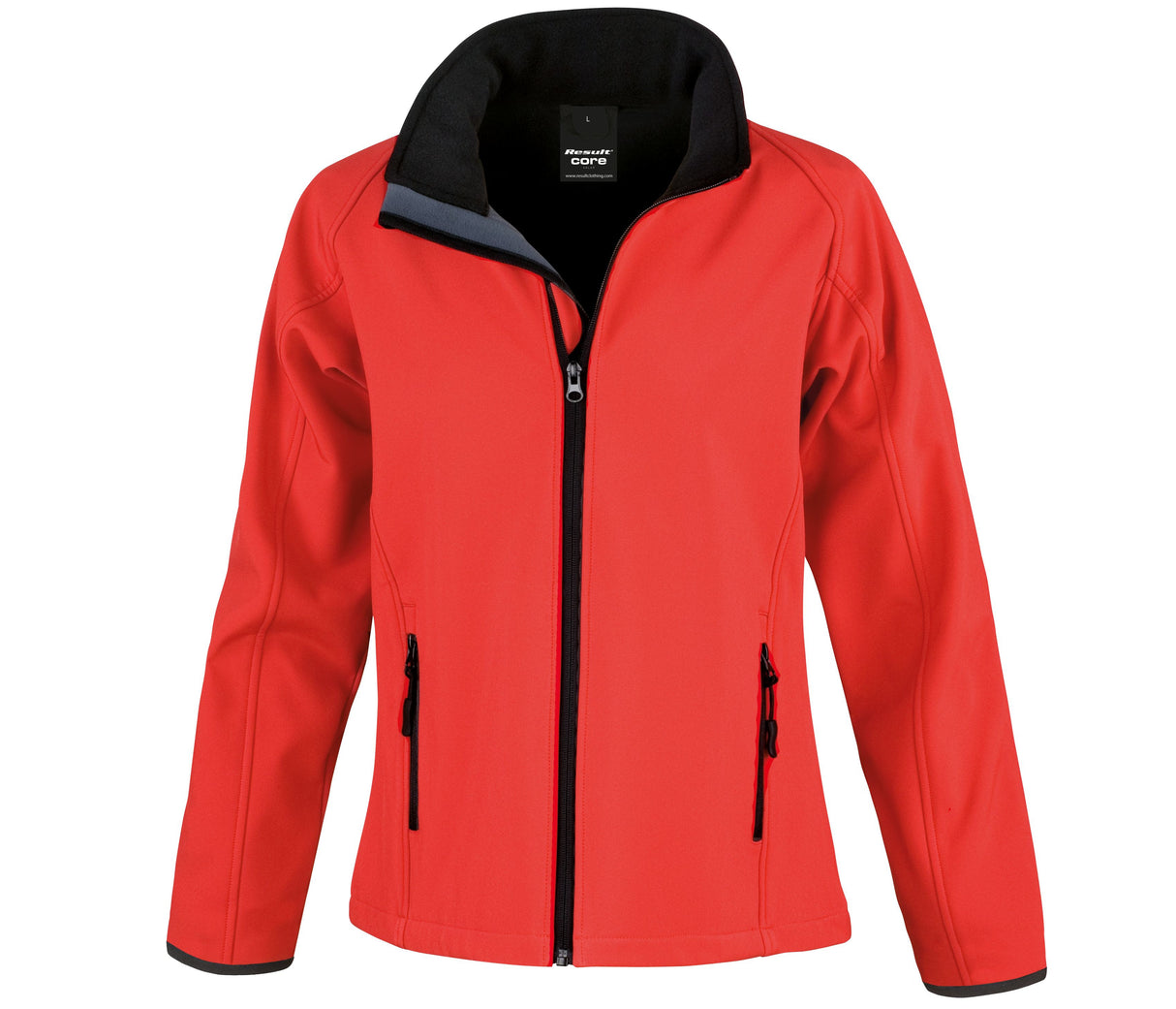 RESULT WOMENS PRINTABLE SOFTSHELL JACKET