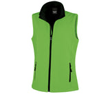 RESULT WOMENS PRINTABLE SOFTSHELL BODYWARMER