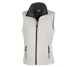 WOMENS PRINTABLE SOFTSHELL BODYWARMER