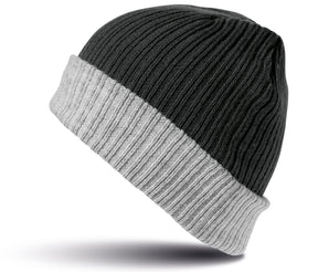 DOUBLE LAYER KNITTED HAT