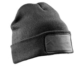 RESULT RECYCLED DOUBLE KNIT PRINTERS BEANIE
