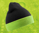 RESULT RECYCLED BLACK COMPASS BEANIE