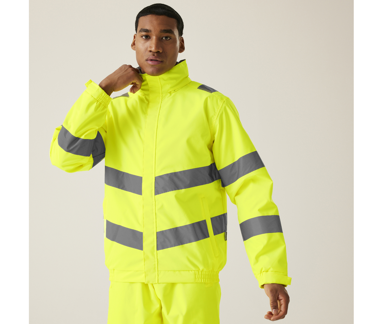 REGATTA HI-VIS PRO CONTRACT DOVER JACKET