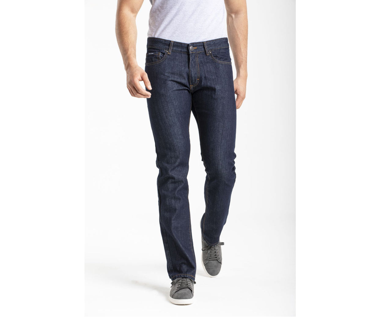 MEN'S WASHED STRAIGHT LEG FIT JEANS