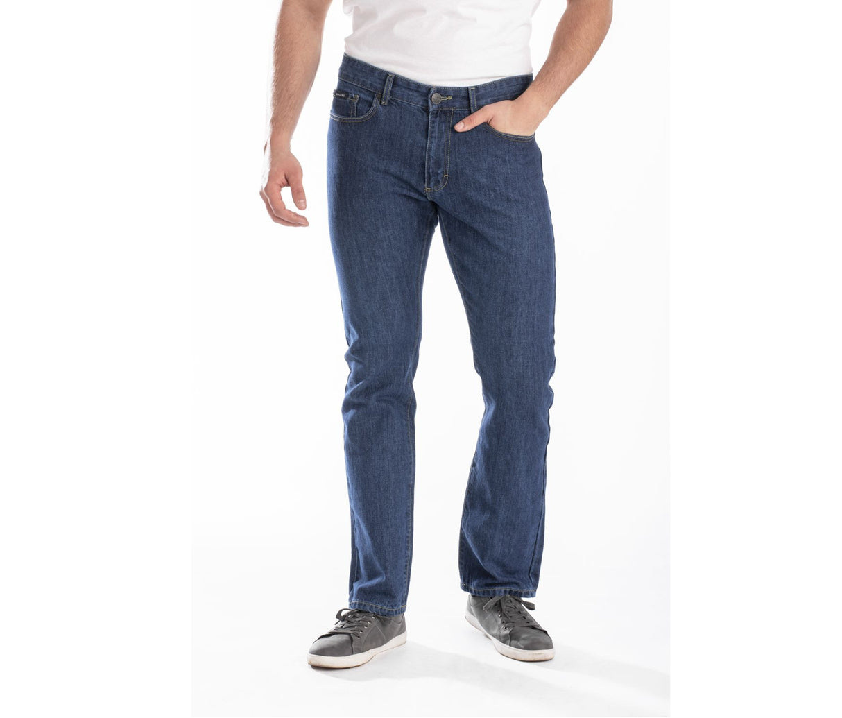 RICA LEWIS MEN'S STONE STRAIGHT LEG FIT JEANS