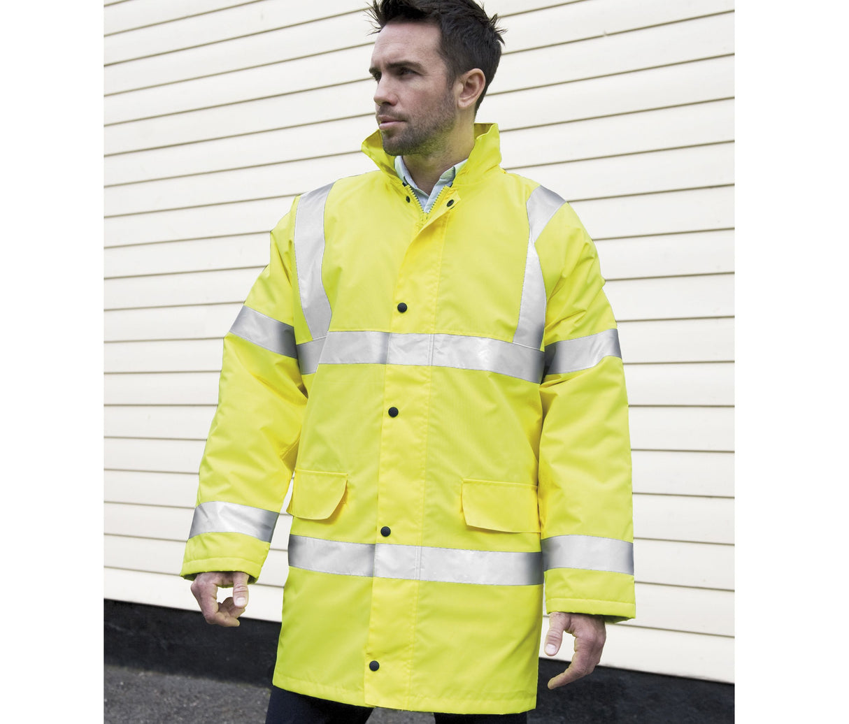 RESULT HIGH VIZ MOTORWAY COAT