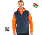 RESULT MENS PRINTABLE SOFTSHELL BODYWARMER