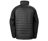 RESULT BLACK COMPASS PADDED SOFTSHELL JACKET