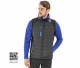RESULT BLACK COMPASS PADDED SOFTSHELL GILET