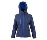 RESULT WOMENS TX PERFORMANCE HOODED SOFTSHELL JACKET