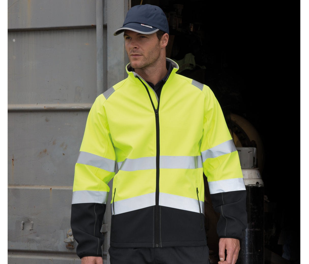 RESULT PRINTABLE SAFETY SOFTSHELL JACKET