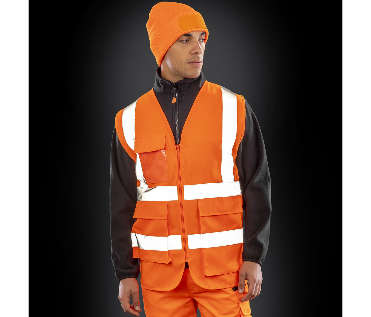RESULT HEAVY DUTY POLYCOTTON SECURITY VEST