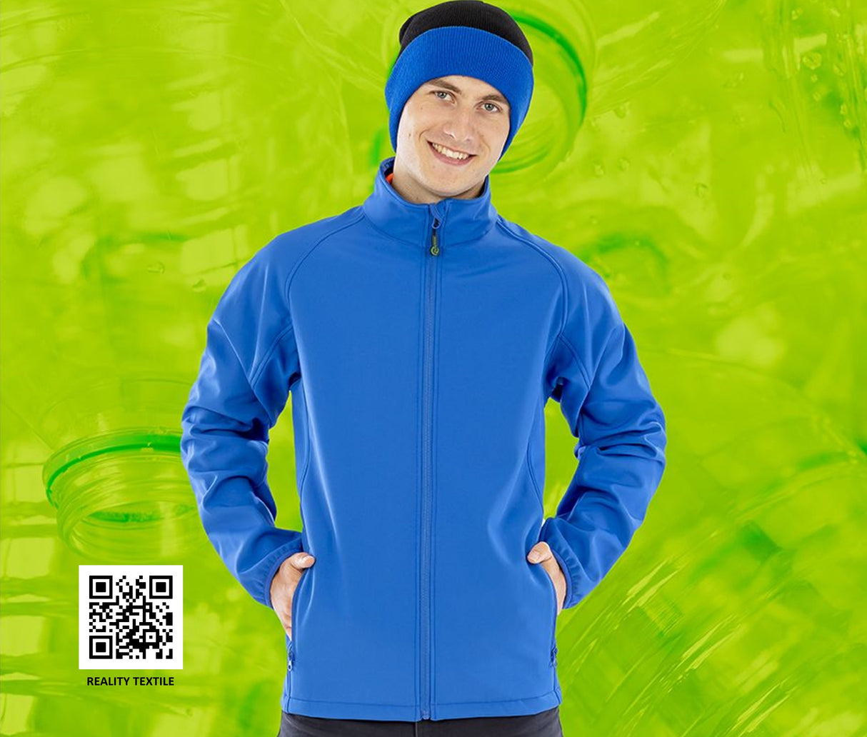 RESULT MENS RECYCLED 2-LAYER PRINTABLE SOFTSHELL JACKET