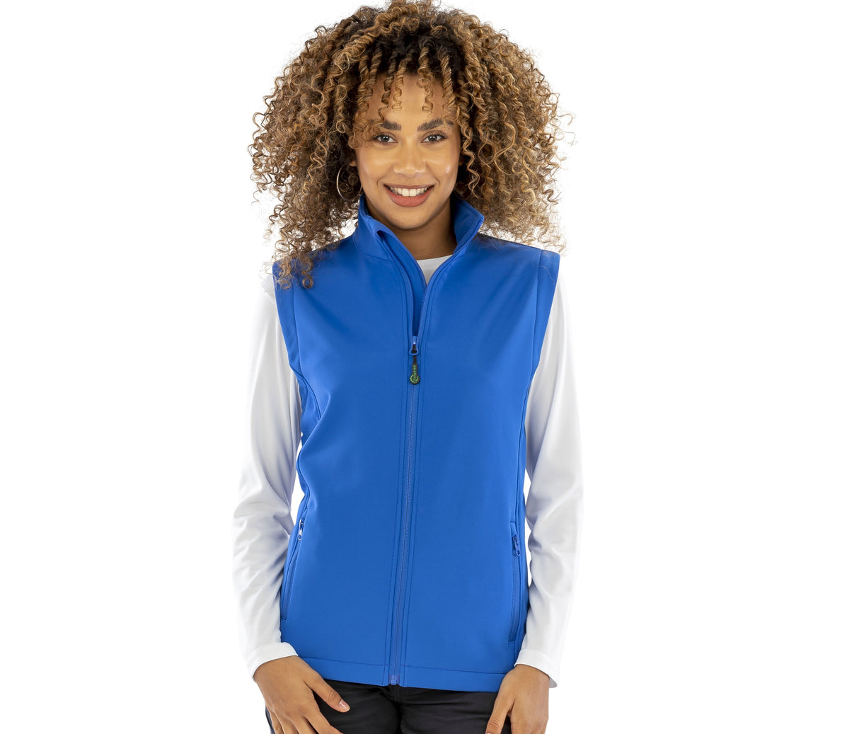 RESULT WOMENS RECYCLED 2-LAYER PRINTABLE SOFTSHELL BODYWARMER