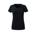 RUSSELL LADIES' PURE ORGANIC V-NECK