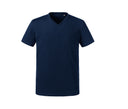 RUSSELL MEN'S PURE ORGANIC V-NECK