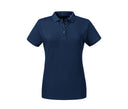 RUSSELL LADIES' PURE ORGANIC POLO