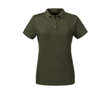 RUSSELL LADIES' PURE ORGANIC POLO