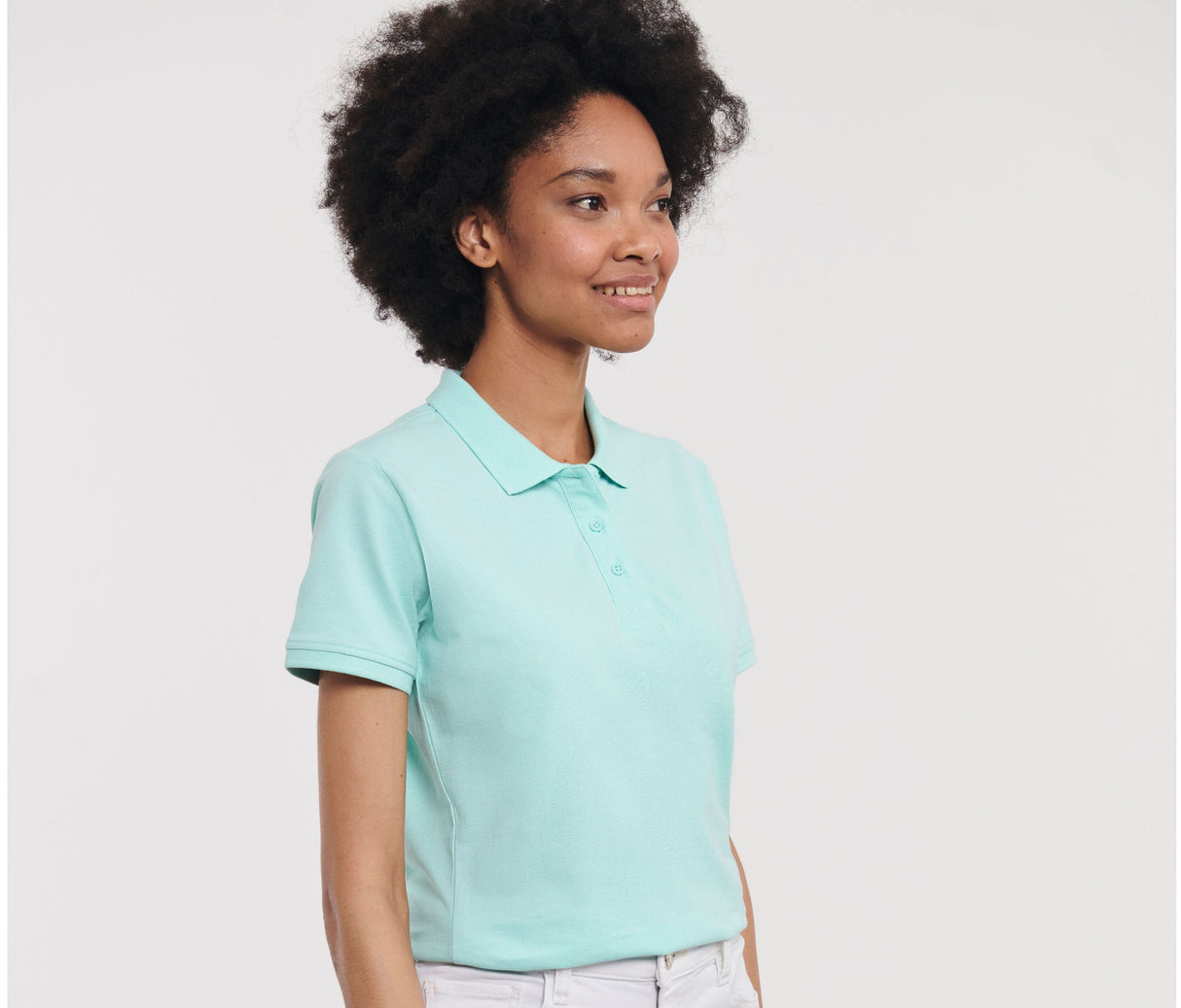 RUSSELL LADIES' PURE ORGANIC POLO