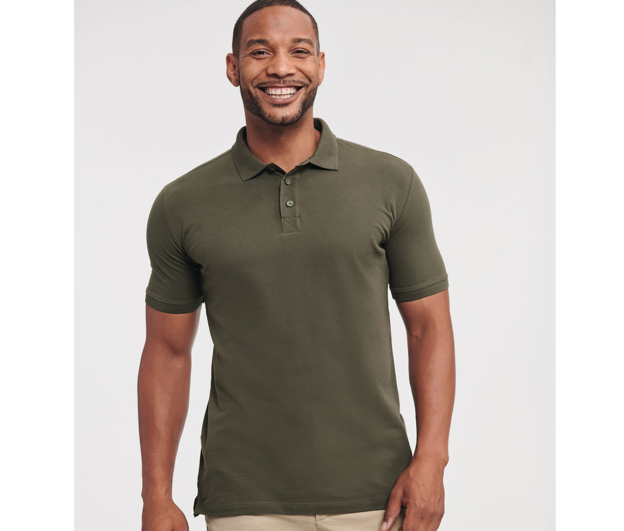 RUSSELL MEN'S PURE ORGANIC POLO