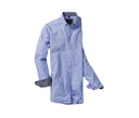 RUSSELL COLLECTION MEN'S LONG SLEEVE TAILORED WASHED OXFORD SHIRT