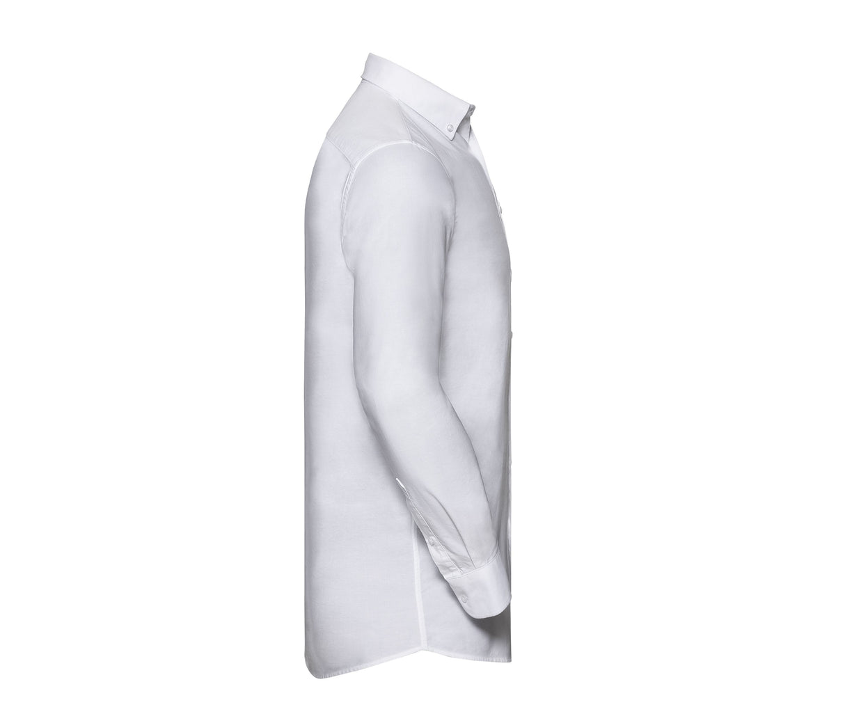 RUSSELL COLLECTION MEN'S LONG SLEEVE TAILORED WASHED OXFORD SHIRT