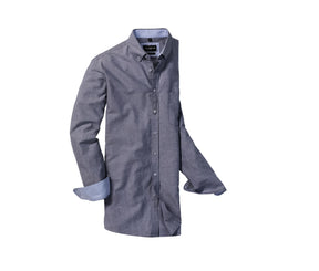MEN'S LONG SLEEVE TAILORED WASHED OXFORD SHIRT