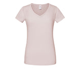 FRUIT OF THE LOOM LADIES ICONIC 150 V-NECK T
