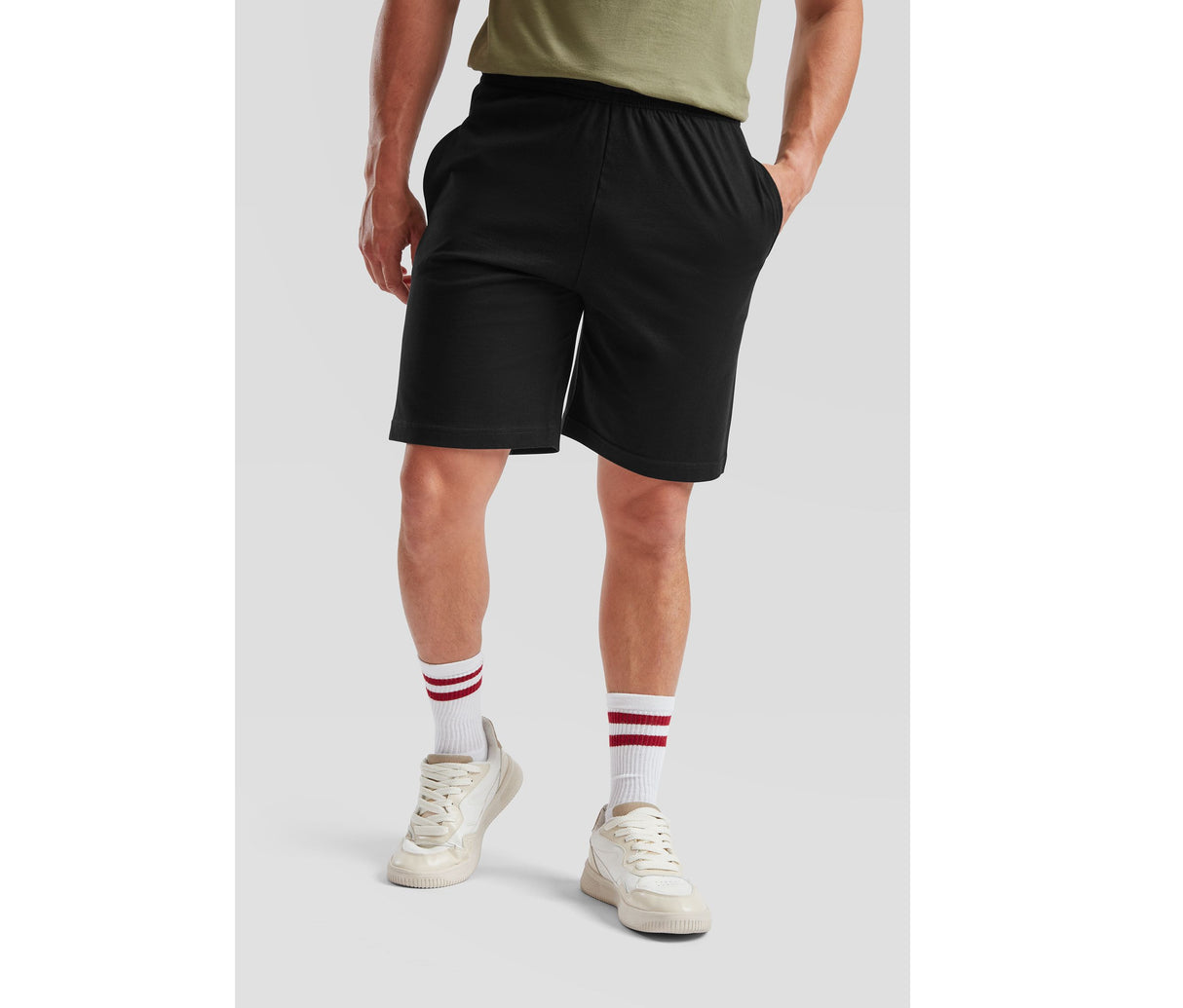 FRUIT OF THE LOOM ICONIC 195 JERSEY SHORTS