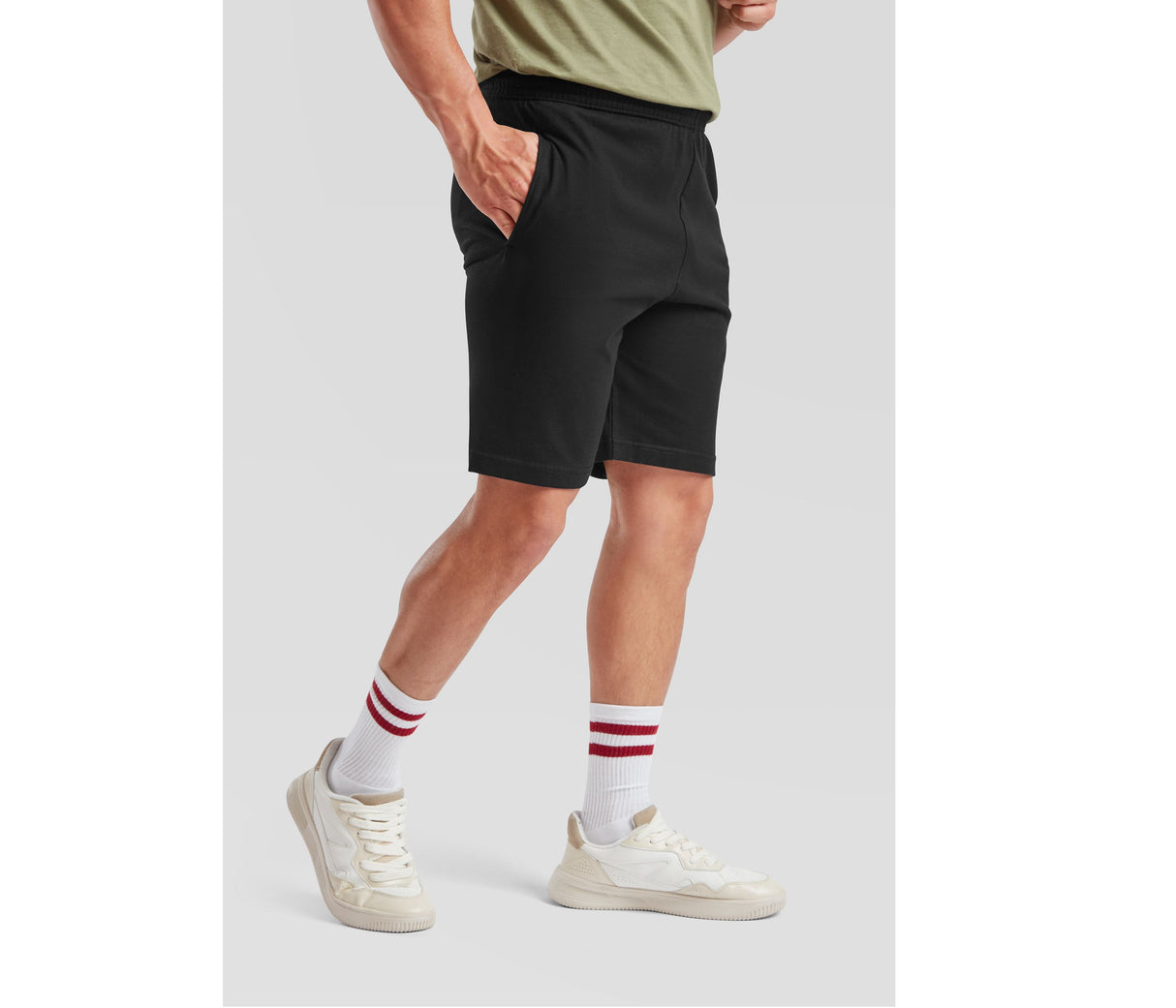 FRUIT OF THE LOOM ICONIC 195 JERSEY SHORTS