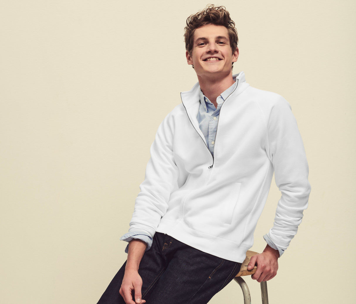 FRUIT OF THE LOOM PREMIUM SWEAT JACKET