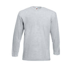 FRUIT OF THE LOOM VALUEWEIGHT LONG SLEEVE T