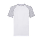 FRUIT OF THE LOOM VALUEWEIGHT SHORT SLEEVE BASEBALL T