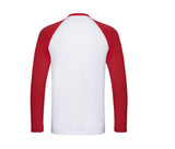 FRUIT OF THE LOOM VALUEWEIGHT LONG SLEEVE BASEBALL T
