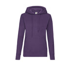 FRUIT OF THE LOOM LADIES CLASSIC HOODED SWEAT