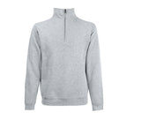 FRUIT OF THE LOOM PREMIUM ZIP NECK SWEAT