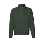 FRUIT OF THE LOOM PREMIUM ZIP NECK SWEAT