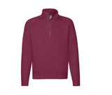 FRUIT OF THE LOOM PREMIUM ZIP NECK SWEAT