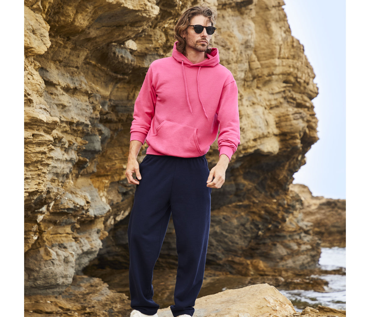 FRUIT OF THE LOOM CLASSIC OPEN HEM JOG PANTS