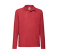 FRUIT OF THE LOOM KIDS' 65/35 LONG SLEEVE POLO
