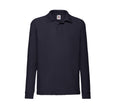 FRUIT OF THE LOOM KIDS' 65/35 LONG SLEEVE POLO