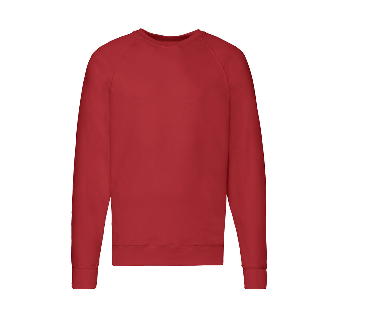 FRUIT OF THE LOOM LIGHTWEIGHT RAGLAN SWEAT