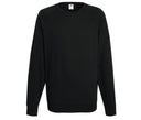 FRUIT OF THE LOOM LIGHTWEIGHT RAGLAN SWEAT