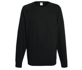 FRUIT OF THE LOOM LIGHTWEIGHT RAGLAN SWEAT