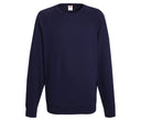 FRUIT OF THE LOOM LIGHTWEIGHT RAGLAN SWEAT