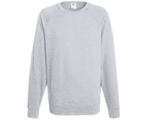 FRUIT OF THE LOOM LIGHTWEIGHT RAGLAN SWEAT