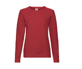 FRUIT OF THE LOOM LADIES LIGHTWEIGHT RAGLAN SWEAT