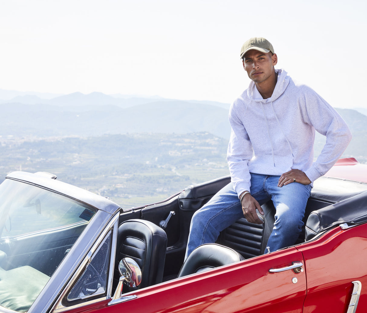 FRUIT OF THE LOOM LIGHTWEIGHT HOODED SWEAT