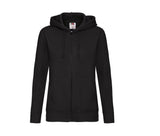 FRUIT OF THE LOOM LADIES PREMIUM HOODED SWEAT JACKET
