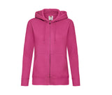 FRUIT OF THE LOOM LADIES PREMIUM HOODED SWEAT JACKET